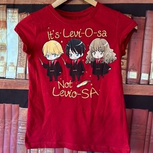 Girls cap sleeve Harry Potter‎ shirt 7/8